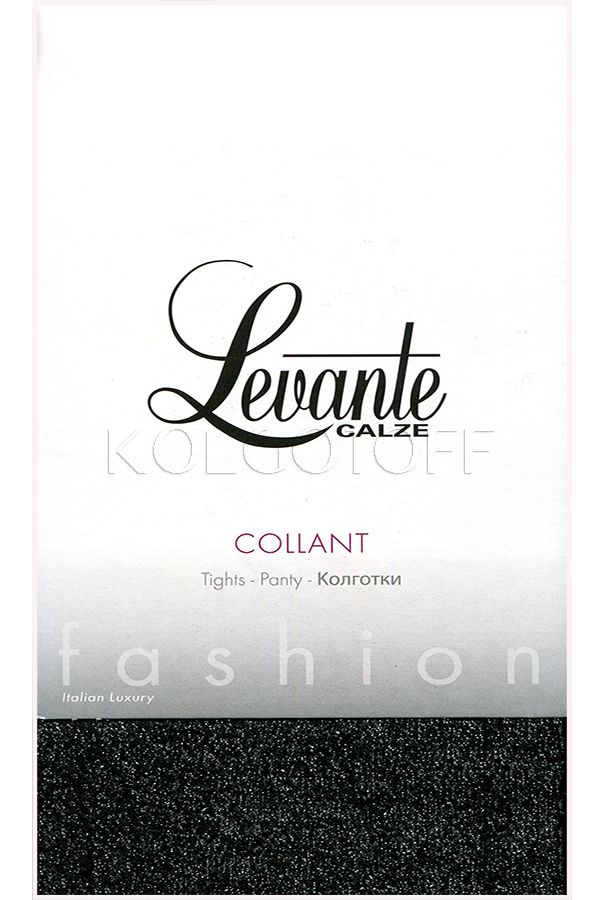 Женские тёплые колготки с люррексом LEVANTE B01A Collant Viscosa Lame